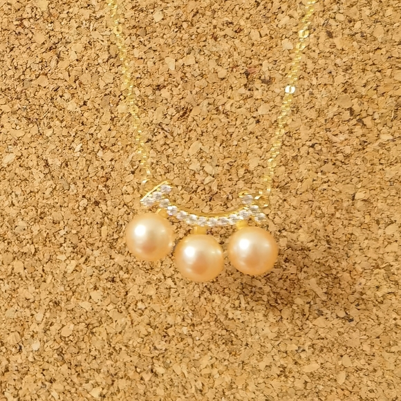 Freshwater pearl necklace - Picture 2 of 6